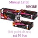 Imagine Manusi latex negre fara pudra 50buc