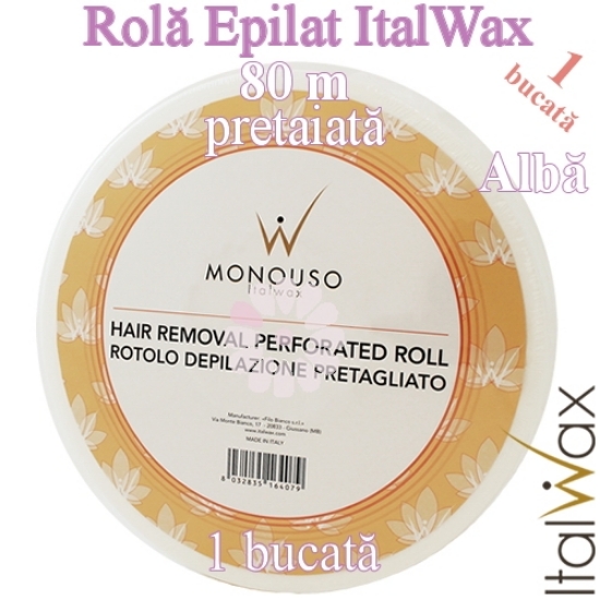 Imagine Rola hartie epilat pretaiata 80 metri - ItalWax