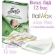 Imagine Benzi ceara Fata 12buc + 2 servetele umede - ItalWax SOLO