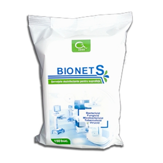 Imagine Bionet S - servetele dezinfectante rezerve 150buc 