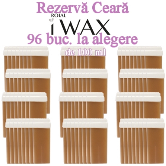 Imagine 96 Buc LA ALEGERE - Ceara epilat Perlata 100ml - Roial iWAX