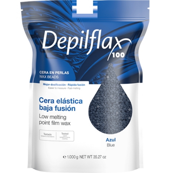 Imagine Ceara FILM Granule extra elastica 1kg Albastra - Depilflax