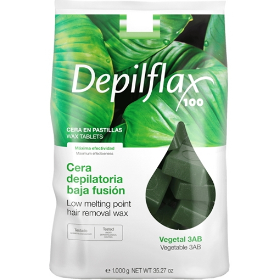 Imagine Ceara elastica 1kg refolosibila Verde - Depilflax