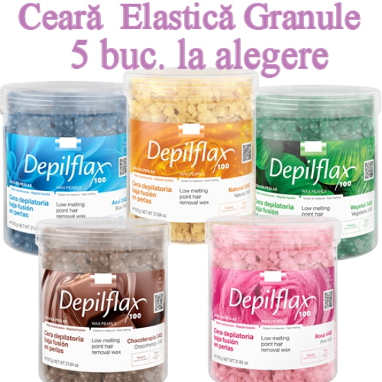 Imagine 5 Buc LA ALEGERE - Ceara elastica perle 600g - Depilflax