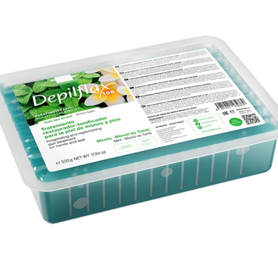 Imagine Parafina tratamente Menta si Monoi de Tahiti 500g - Depilflax