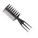 Imagine KIT Pieptene frizerie/coafor - PAR SI BARBA 10 buc