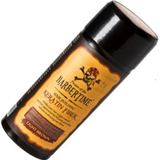 Imagine Pudra fibre din keratina pentru par - Maro deschis - BARBERTIME