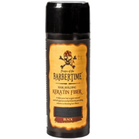 Imagine Pudra fibre din keratina pentru par - Negru - BARBERTIME