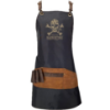 Imagine Apron piele - PRO BLACK -  BARBERTIME