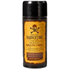 Imagine Pudra fibre din keratina pentru par rar - Maro deschis - BARBERTIME