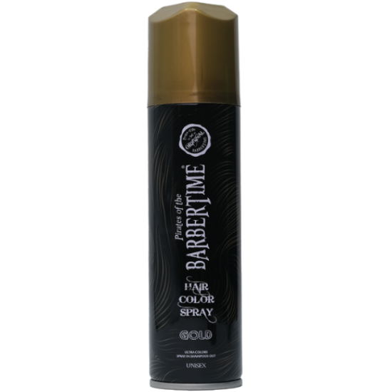 Imagine Spray de par colorat 150ml GOLD – BARBERTIME