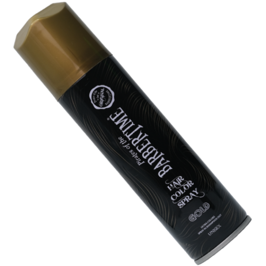Imagine Spray de par colorat 150ml GOLD – BARBERTIME