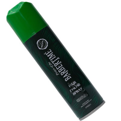 Spray de par colorat 150ml GREEN – BARBERTIME