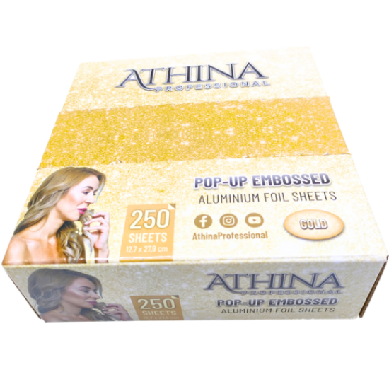 Imagine Folie aluminiu POP-UP Embosata 12,7 x 27,9cm AURIE 250buc - ATHINA