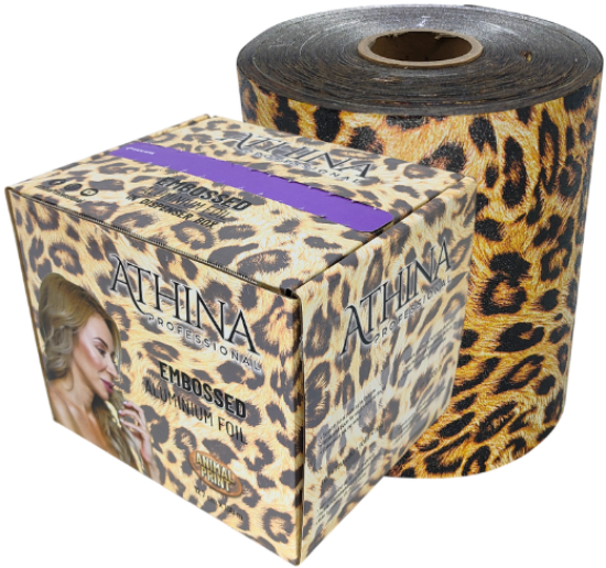 Imagine Folie aluminiu Embosata 12,7cm x 100metri ANIMAL PRINT cu cutter - ATHINA