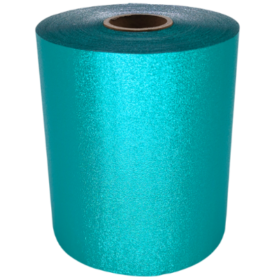 Folie aluminiu Embosata 12,7cm x 100metri TURQOUISE cu cutter - ATHINA Folie aluminiu Embosata 12,7cm x 100metri TURQOUISE cu cutter - ATHINA