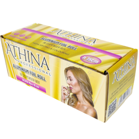 Imagine Folie aluminiu vopsit suvite 15cm x 100metri cu cutter - ATHINA 