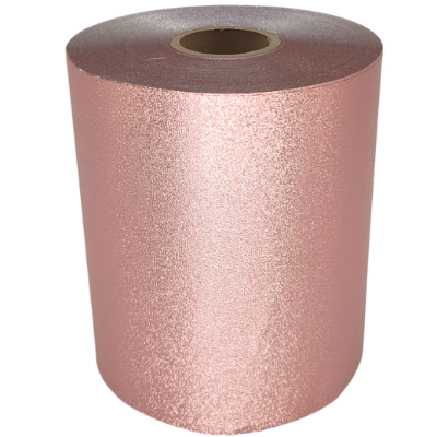 Folie aluminiu Embosata 12,7cm x 100metri ROZ cu cutter - ATHINA